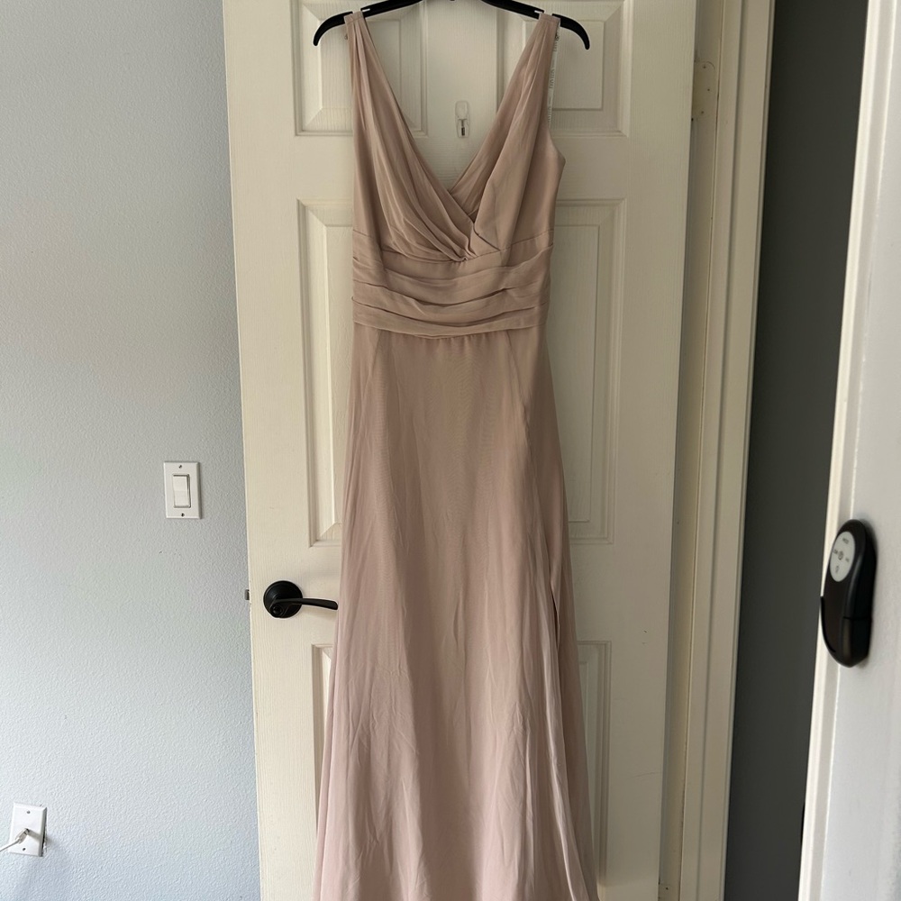 David's Bridal Elegant Blush Evening Gown NWOT